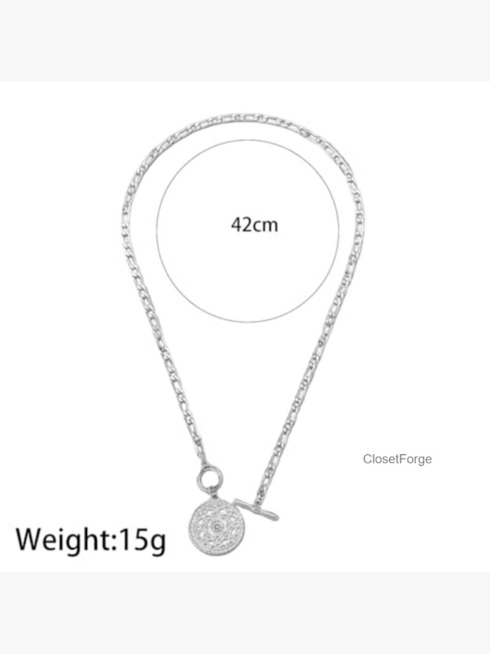 Chunky Gold Coin Necklace Big Medallion Pendant Choker Statement Jewelry - Picture 2 of 6